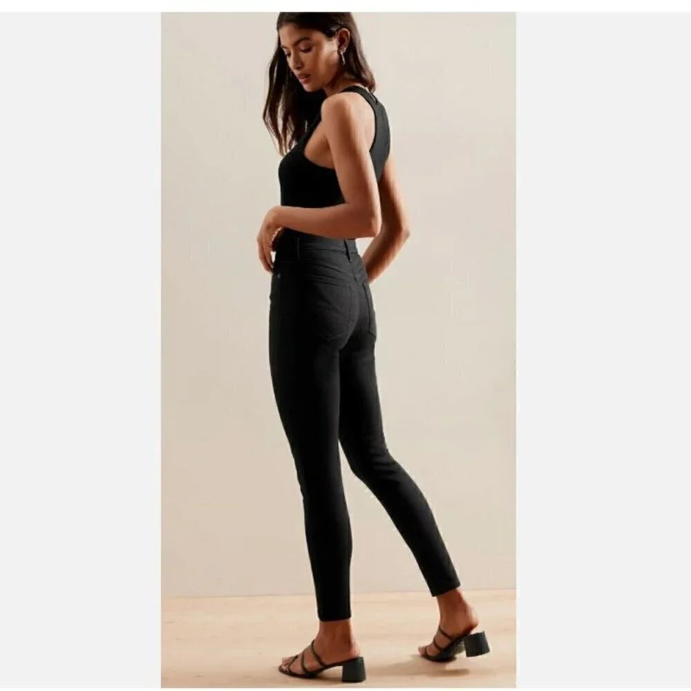Banana Republic High-Rise SLIMMING Skinny Jeans Black Size 27/4